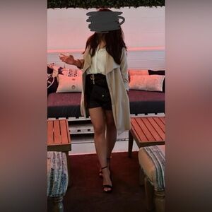 Love Tree Cream Long Coat